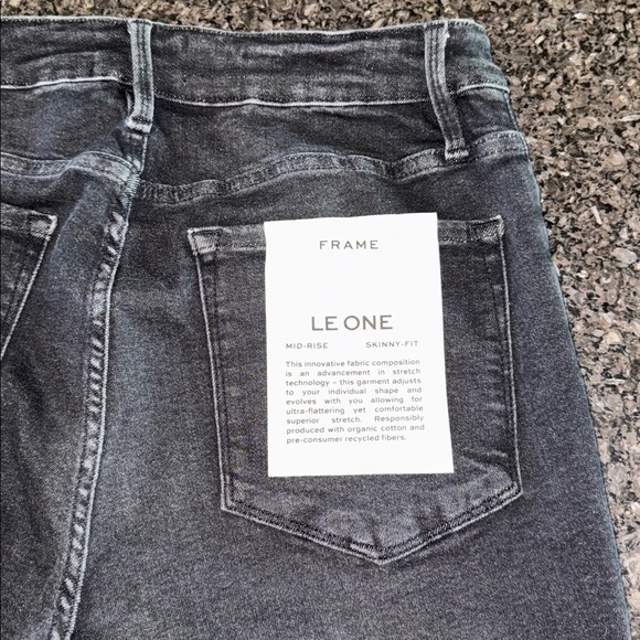 NWT Frame Le One Two Tone Skinny Jeans - Picture 8 of 12
